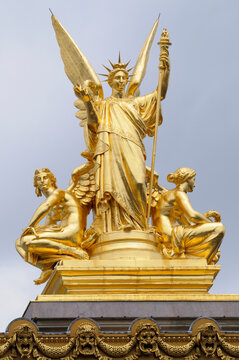 La Poesie Statue, Opera Garnier, 9th Arrondissement, Paris, France