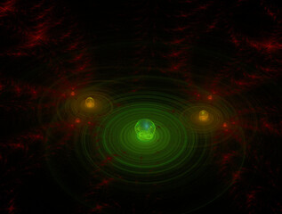 Fototapeta premium Imaginatory fractal abstract background Image