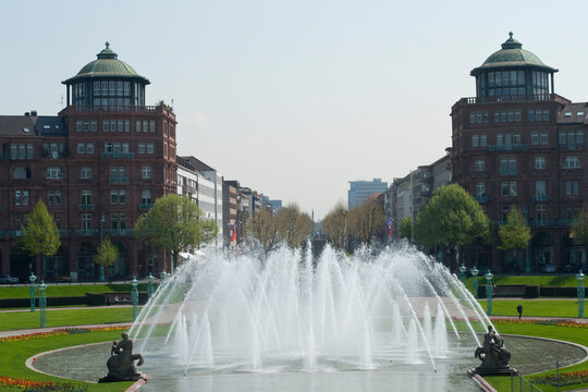 Water Fountain, Mannheim, Baden-Wurttemberg, Germany