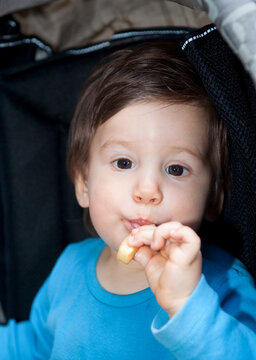 Boy Eating French Fry, Mexico