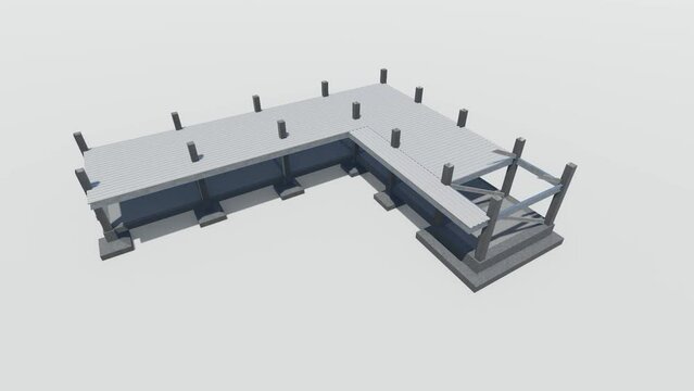 Steel Structure - SET1 - Animation 4