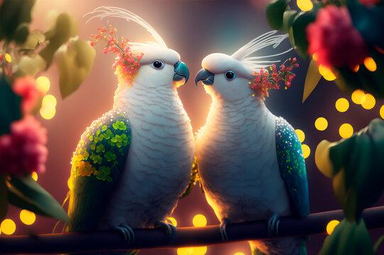 Parrot Birds 4K Phone iPhone Wallpaper #314a