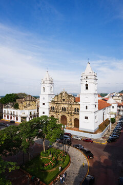 Cathedral in Casco Viejo, Panama City, Panama
