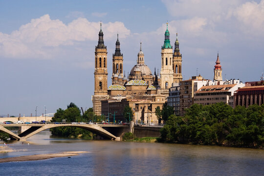 Basilica of Our Lady of the Pillar, Zaragoza, Aragon, Spain