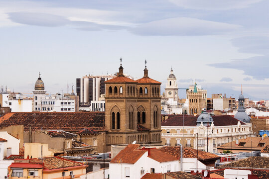 Cityscape, Zaragoza, Aragon, Spain