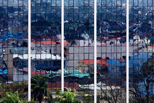 Reflection of City in Building, San Jose, Costa Rica