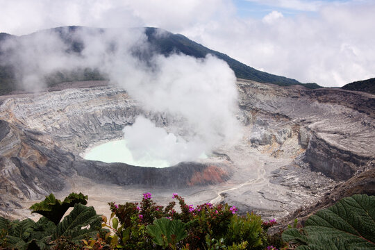Poas Volcano, Costa Rica, Central America
