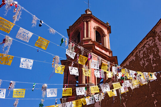 Church of San Pedro, Tzurumutaro, Michoacan, Mexico