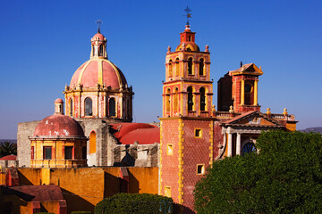 Santa Maria de la Asuncion, Plaza Miguel Hidalgo, Tequisquiapan, Queretaro, Mexico