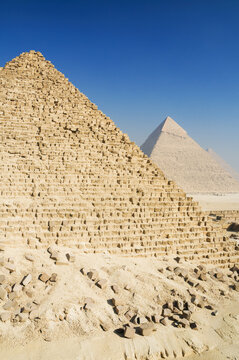 Pyramid of Khafre and Great Pyramid of Giza, Giza, Egypt