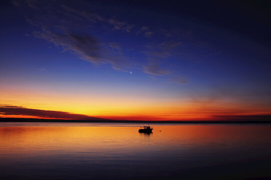 Sunset, Cambridge Gulf, Wyndham, Kimberley, Western Australia, Australia