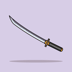 illustration of a katana