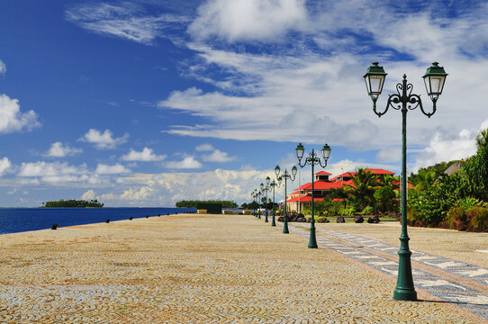 Quai de Ferries, Uturoa, Raiatea, Society Islands, French Polynesia, South Pacific