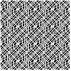 Vector pattern in geometric ornamental style. Black and white abstract background .Seamless repeat pattern.