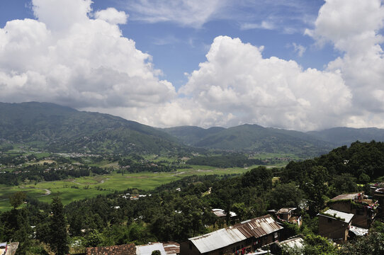 Kathmandu Valley View From Changu Narayan Temple, Bagmati Zone, Madhyamanchal, Nepal
