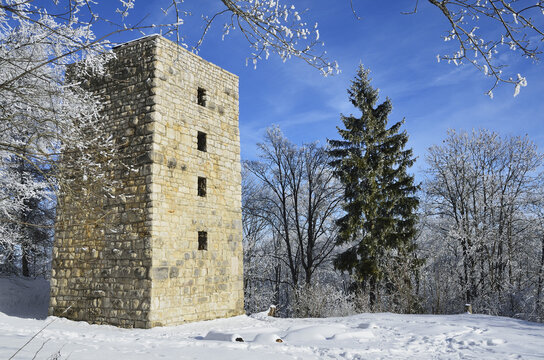 Schalksburg Castle, near Albstadt, Swabian Alb, Baden-Wuerttemberg, Germany