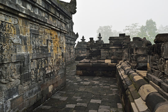 Borobodur, Kedu Plain, Java, Indonesia
