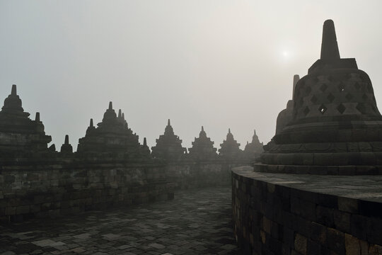 Borobodur, Kedu Plain, Java, Indonesia