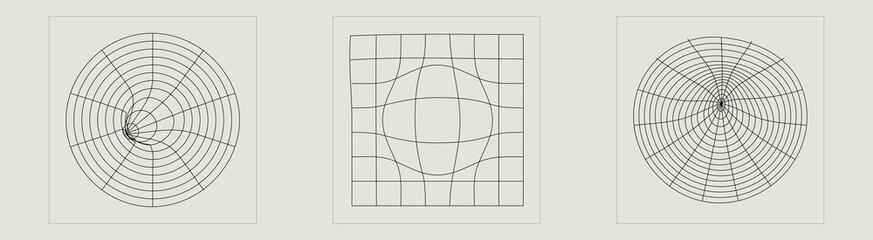 Obraz premium Retro futuristic elements for design. Big collection of abstract graphic geometric symbols. Elements for graphic decoration. Retro Futurist. Vector illustration