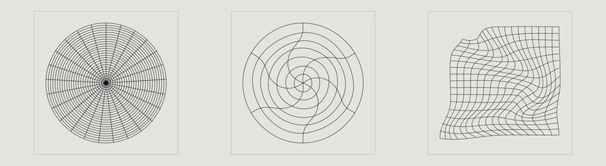 Retro futuristic elements for design. Extraordinary Graphic Assets. Templates for notes, posters. Stars, starburst . Vector illustration