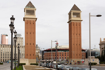 Venetion twin towers Barcelona