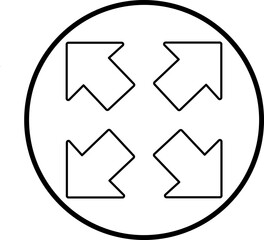  arrow icon symbol vector illustration on trendy style.eps