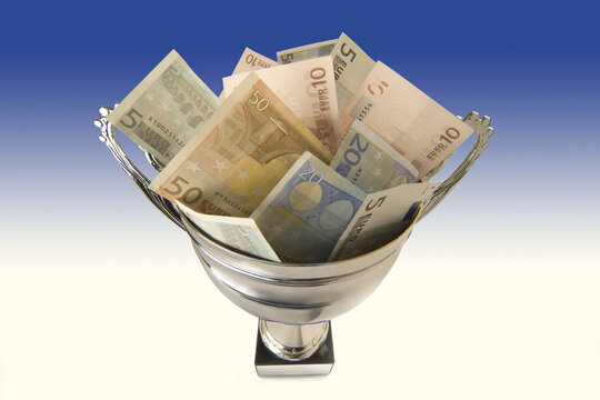 Euro Dollars in Silver Cup
