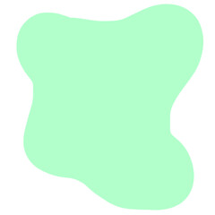 Green Abstract Blob