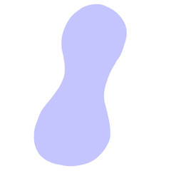 Blue Abstract Blob