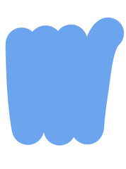 Blue Abstract Blob
