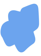 Blue Abstract Blob