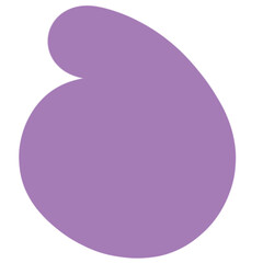 Purple Abstract Blob