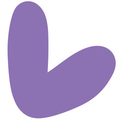 Purple Abstract Blob