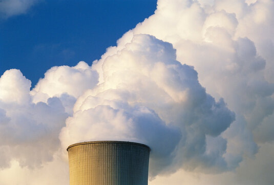 Smokestacks at Power Station, Germany