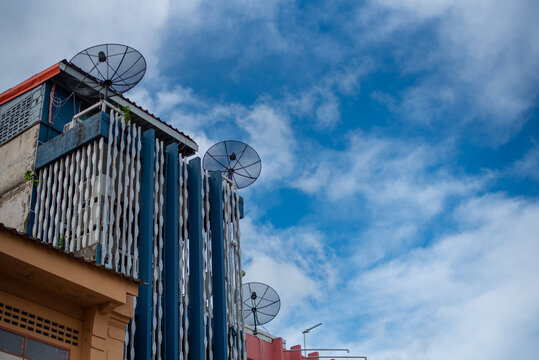 dish on the roof