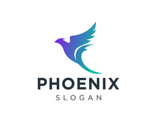 Logo about Phoenix on white background. created using the CorelDraw application.