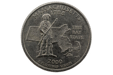 Massachusetts State Quarter, 50 state Quarter 1788 - 2000