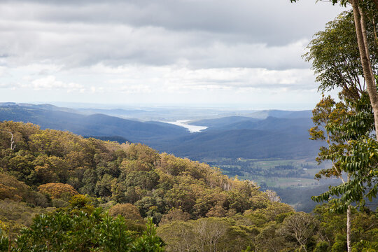 view from Binna Burra towards the Gold Coast