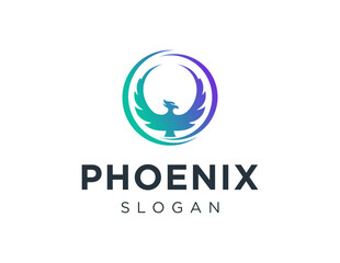 Logo about Phoenix on white background. created using the CorelDraw application.