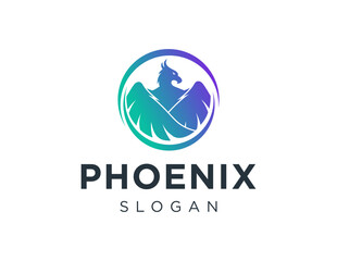 Logo about Phoenix on white background. created using the CorelDraw application.