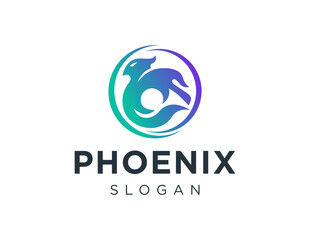 Logo about Phoenix on white background. created using the CorelDraw application.