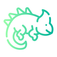 chameleon gradient icon