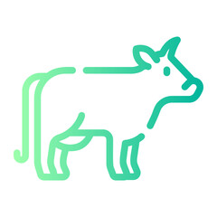 cow gradient icon