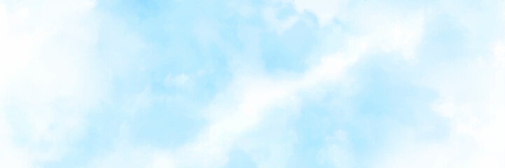 Fototapeta na wymiar Blue sky cloud landscape background