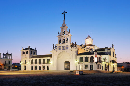 Ermita del Rocio, El Rocio, Huelva Province, Costa de la Luz, Andalusia, Spain