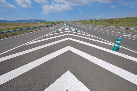 Signs on Road, Andalusia, Spain
