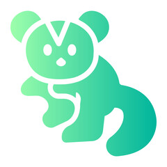 sugar glider gradient icon