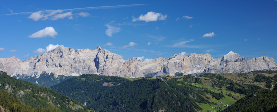 View From Passo Gardena, South Tyrol, Trentino Alto Adige, Italy