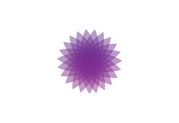 Lotus logo concept. Beauty care or nature design template. Vector illustration.