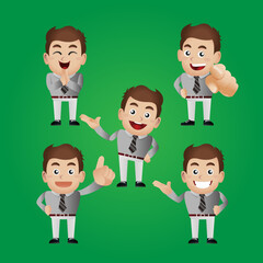 businessman set